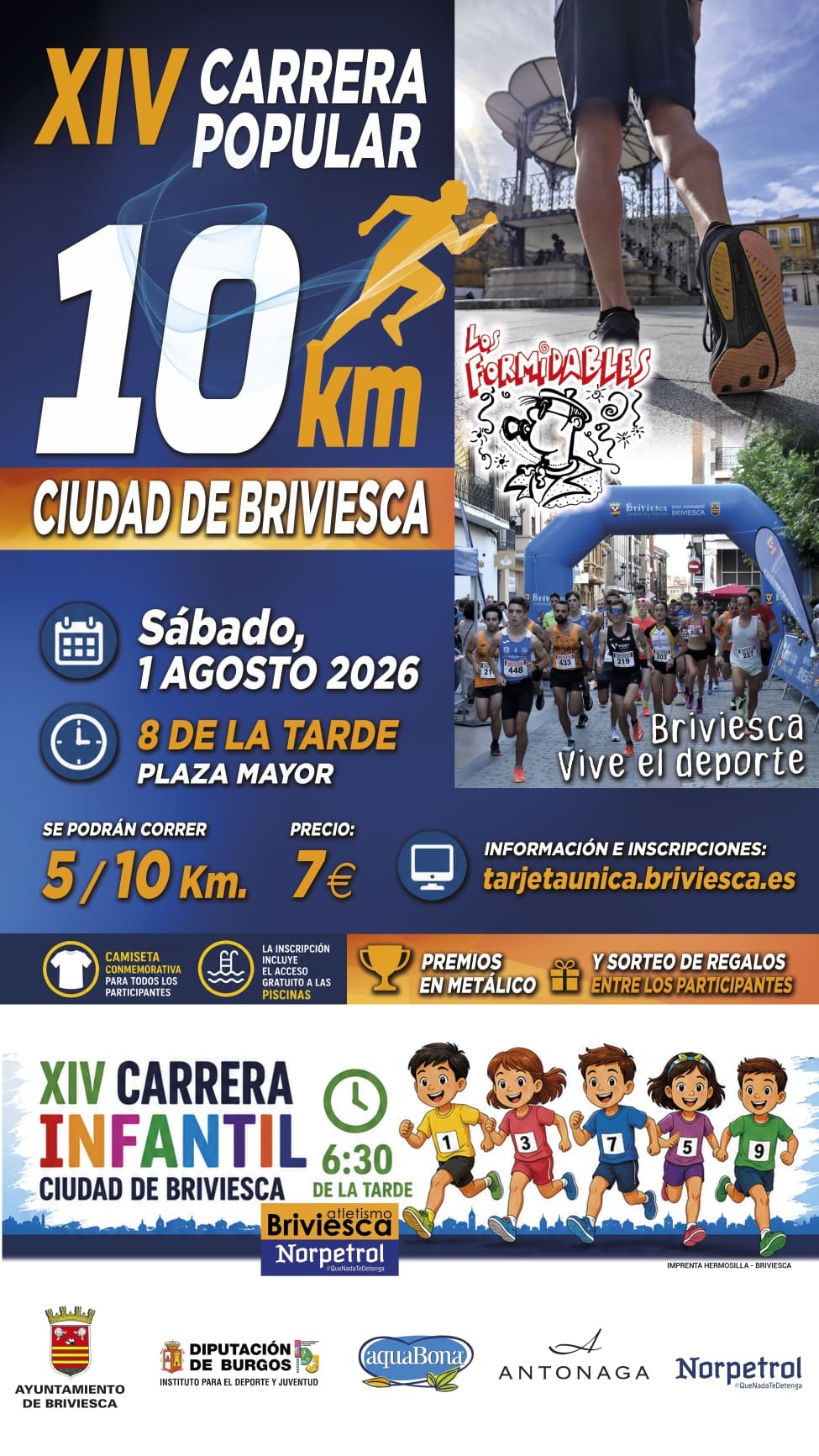 5 y 10 K ciudad de Briviesca
